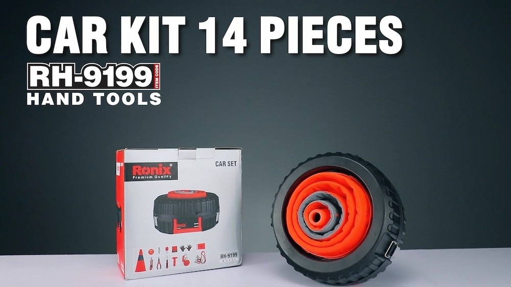 کیت خودرویی ۱۴ پارچه رونیکس مدل RH-9199 همراه مطمئن رانندگی شما